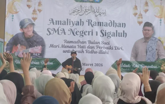 Pengajian Unik di SMAN 1 Sigaluh, Dakwah Pakai Musik