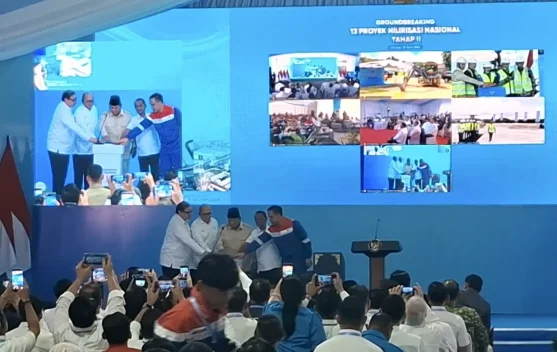 Presiden Prabowo Groundbreaking 13 Proyek Hilirisasi di Cilacap