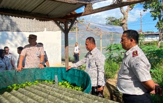 Kakanwil Ditjenpas Tinjau Ketahanan Pangan Rutan Banyumas