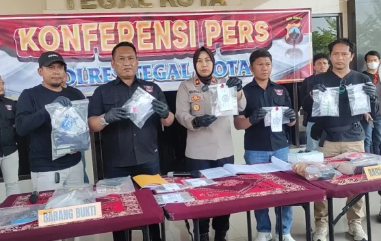 Polres Tegal Kota Amankan 17 Tersangka Kasus Pengedaran Narkoba Selama Mei 2026