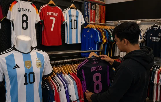 Momen Piala Dunia Dongkrak Penjualan Jersey di Purwokerto