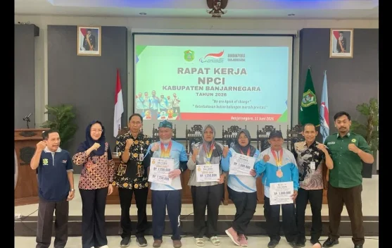 Pemkab Banjarnegara Komitmen Dukung Atlet NPCI Berprestasi