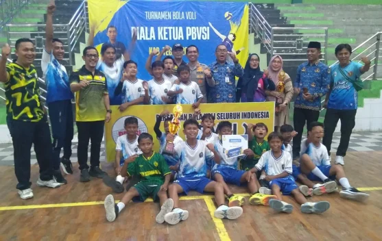 SD KWK Juarai Turnamen Bola Voli Piala Ketua PBVSI Kabupaten Tegal