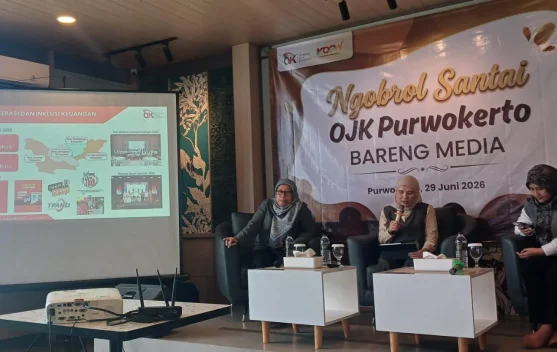 OJK Purwokerto Gelar Ngobrol Santai Bareng Wartawan Bahas Kinerja LJK Triwulan II