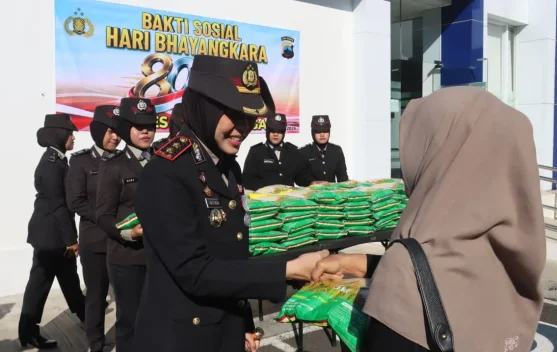 Hari Bhayangkara ke-80, Polres Purbalingga Bagikan Bantuan untuk Masyarakat