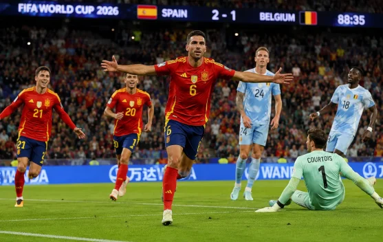 Spanyol Vs Belgia 2-1, Mikel Merino Antar Tim Matador ke Semifinal Piala Dunia 2026