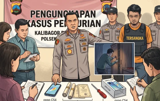 Polresta Banyumas Ungkap Dugaan Pencurian oleh Kerabat Korban
