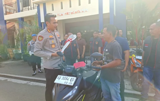 Motor Hasil Curanmor Kembali ke Pemilik, Kapolresta Cilacap: Pengembalian Gratis