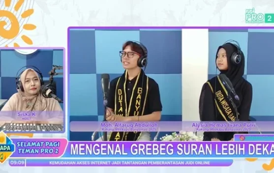 Duta Wisata Banyumas Kenalkan Nilai dan Tradisi Grebeg Suran