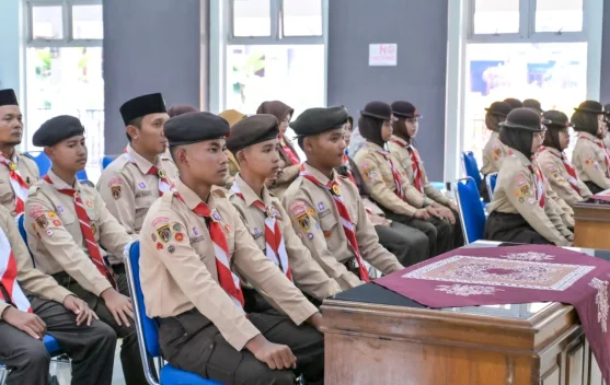 Kontingen Pramuka Penggalang MTs Banjarnegara Dilepas ke Jambore Daerah Jateng