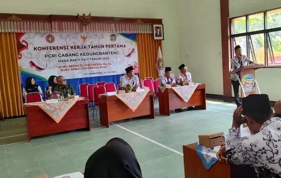 PGRI Cabang Kedungbanteng Gelar Konferensi Kerja Tahun Pertama