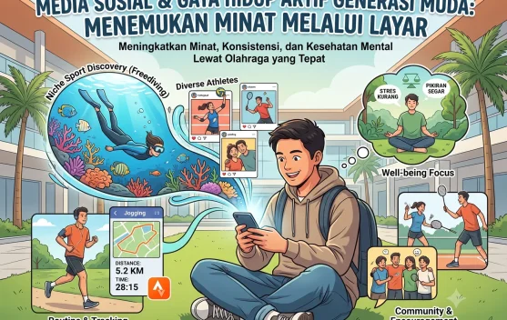 Media Sosial Tingkatkan Minat Generasi Muda terhadap Olahraga