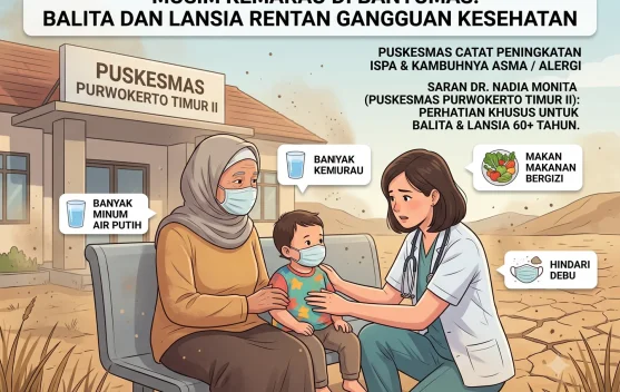Balita dan Lansia Rentan Terserang Penyakit Saat Kemarau