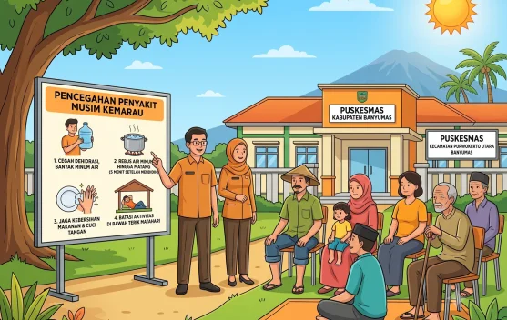 Dinkes KB Banyumas Intensifkan Edukasi Penyakit Musim Kemarau