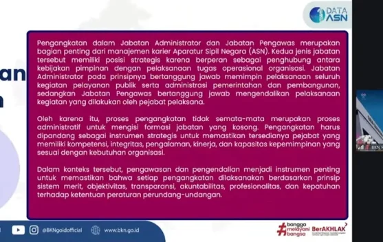BKN Menyapa ASN: Pengawasan Jabatan ASN dalam Transformasi Digital