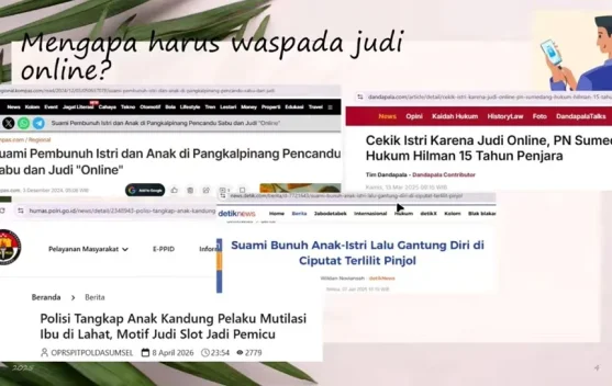 Melawan Ancaman Jeratan Judi Online menuju Ruang Digital yang Sehat