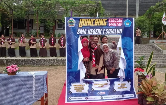 Launching Sekolah Mantap, Program Double Track di SMAN 1 Sigaluh Makin Solid