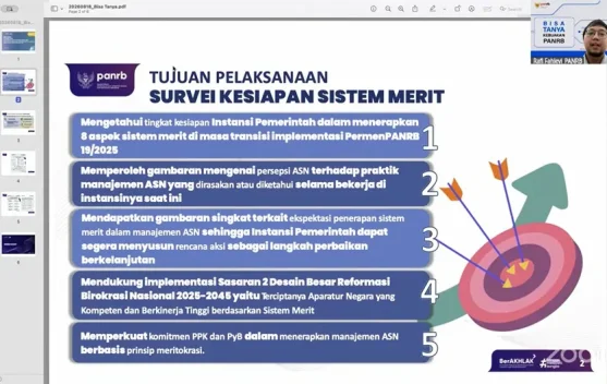 PANRB Beri Panduan Survei Kesiapan Sistem Merit 2026