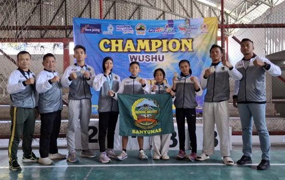 Kontingen Wushu Banyumas Raih 11 Medali di Ajang POPDA Jateng 2026