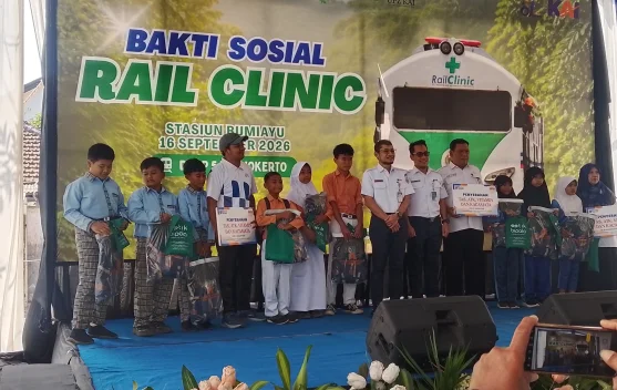 Dinkes Brebes Apresiasi Hadirnya Rail Clinic PT KAI di Stasiun Bumiayu