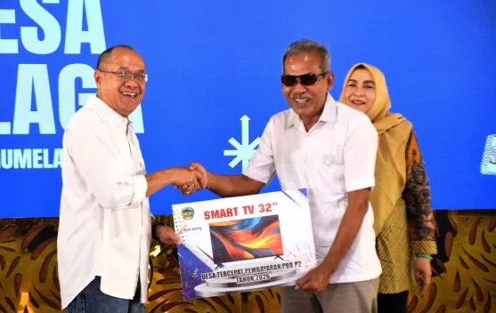 Bupati Banyumas Apresiasi Wajib Pajak Taat Bayar Pajak pada Gebyar PBB-P2 2026