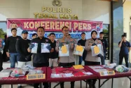 Polres Tegal Kota Ungkap 8 Kasus Narkotika, 9 Tersangka Diamankan Bersama Bukti
