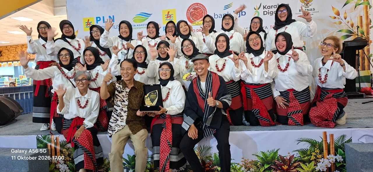 Kenanga Tangsel Juarai Harmoni Angklung PWI Depok 2026 | LPP RRI