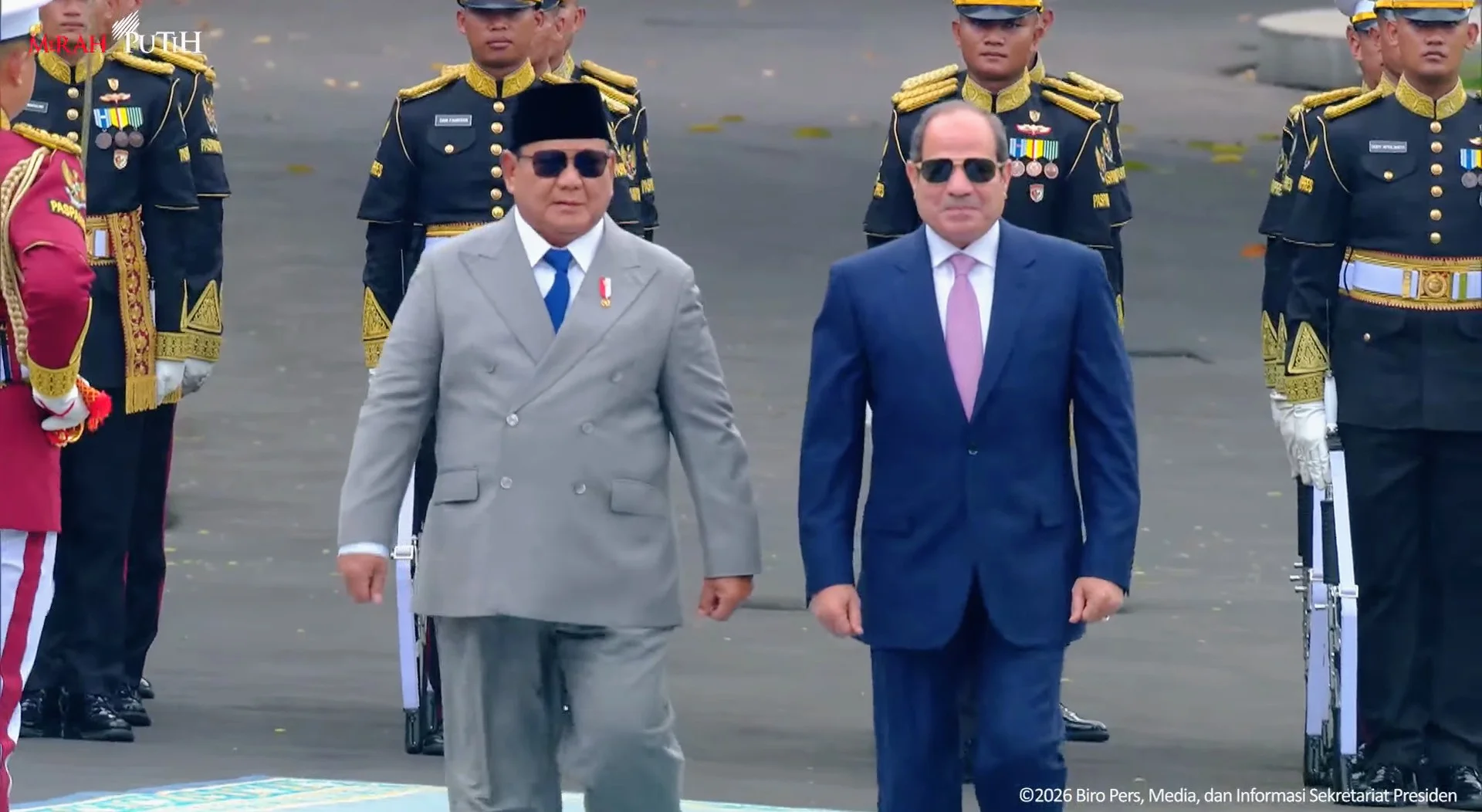Presiden Prabowo ke Presiden Mesir: Anggaplah Indonesia adalah Rumah Kedua | LPP RRI