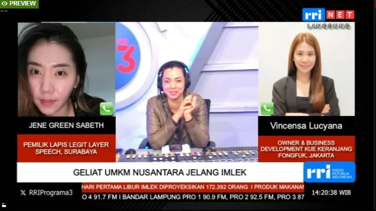 Manisnya Berkah Imlek bagi Pengusaha Kue Tradisional
