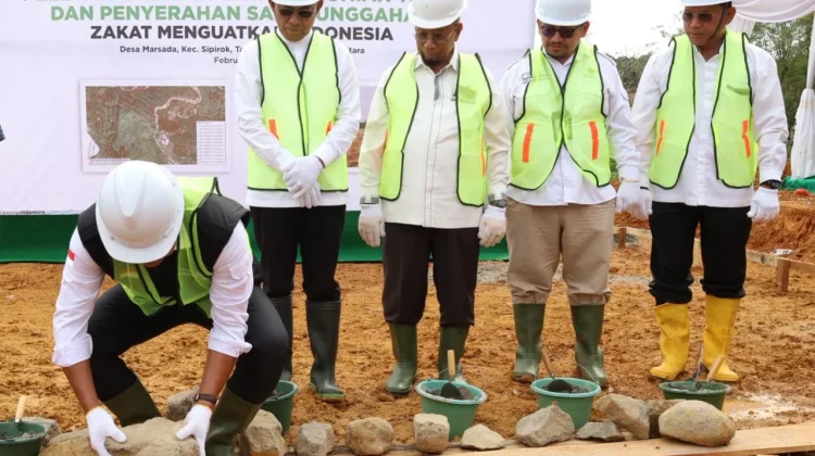 BAZNAS Bangun Huntap bagi Penyintas Bencana di Tapanuli Selatan