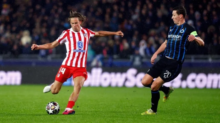 Club Brugge KV Tahan Imbang Atletico Madrid dalam Drama Enam Gol
