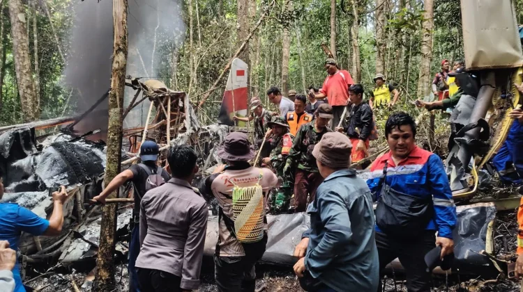 Pesawat Pelita Air Jatuh Diaporkan Usai Lepas Landas dari Long Bawan