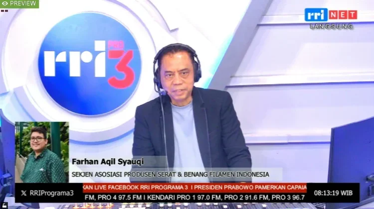 Asosiasi Produsen Benang Sambut Positif Kesepakatan Dagang Indonesia-AS
