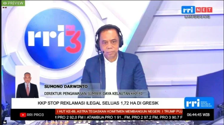 KKP Selidiki Lebih Lanjut Reklamasi Ilegal Kawasan Gresik