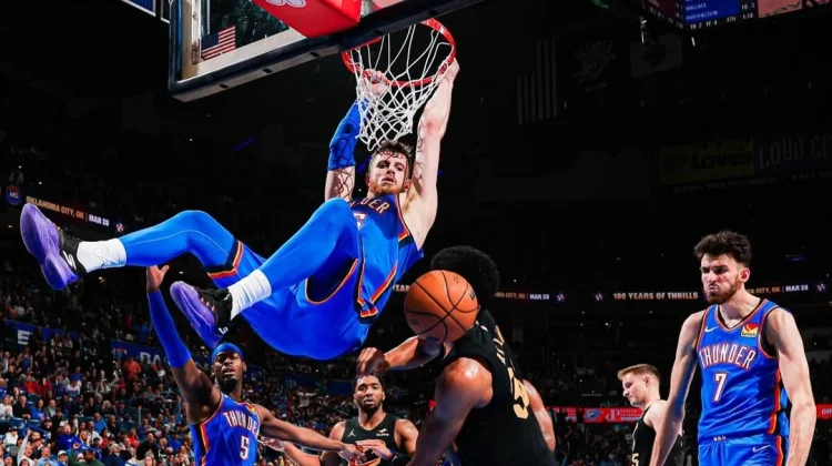 Thunder Tundukkan Cavaliers 121-113 di Paycom Center