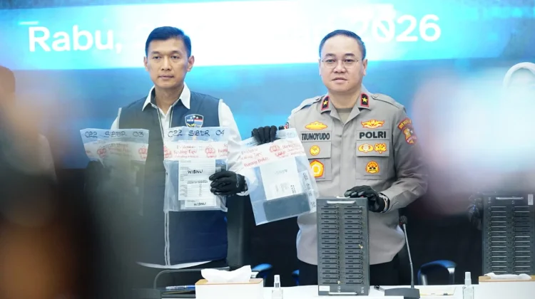Bareskrim Amankan Lima Tersangka Sindikat Phishing E-Tilang Kejaksaan