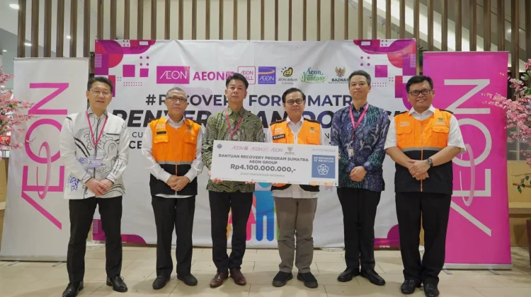Sinergi Pelanggan AEON Group Bantu Pasca pemulihan Sumatra