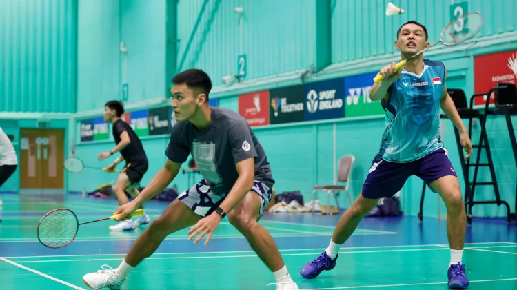Jelang All England 2026, Tim Indonesia-Inggris Latihan Bersama