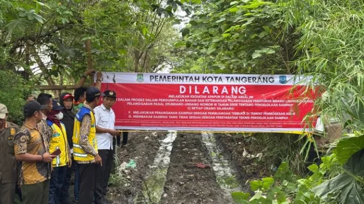 Cemari Sungai Cisadane, Empat TPS di Tangerang Ditertibkan