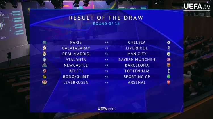 Hasil Drawing 16 Besar: PSG vs Chelsea, Madrid Tantang City