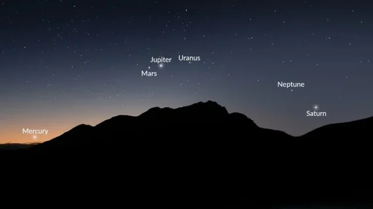 Malam Ini Enam Planet Berbaris di Langit, Cek Jadwalnya Disini