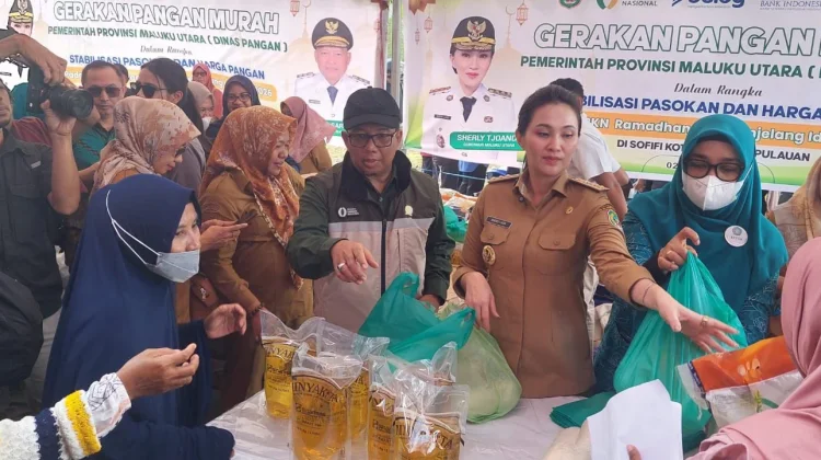 Gerakan Pangan Murah Hadir di Sofifi Jelang Lebaran