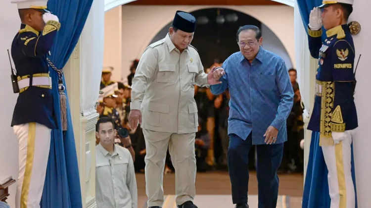 Presiden Prabowo Sambut Hangat SBY
