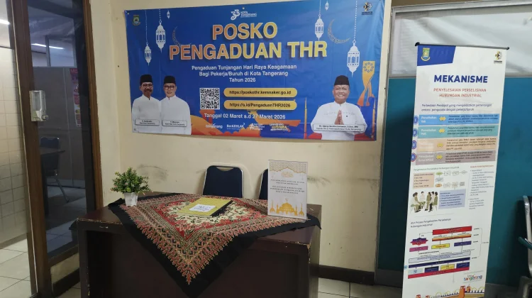 Posko THR, Disnaker Tunggu Aduan 25.000 Pekerja Tangerang