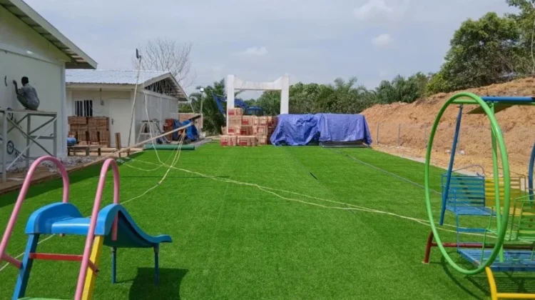 Drainase dan Akses Jalan Huntara Hampir Rampung, Disiapkan Taman Bermain