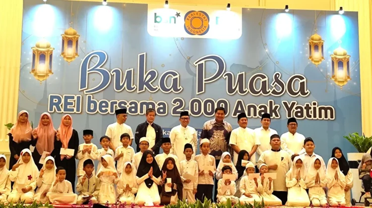 Buka Puasa bersama Anak Yatim, Menteri PKP Apresiasi Aksi Sosial REI