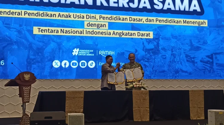 Kemendikdasmen-TNI AD Percepat Rehabilitasi Sekolah Rusak di Aceh-Sumatra