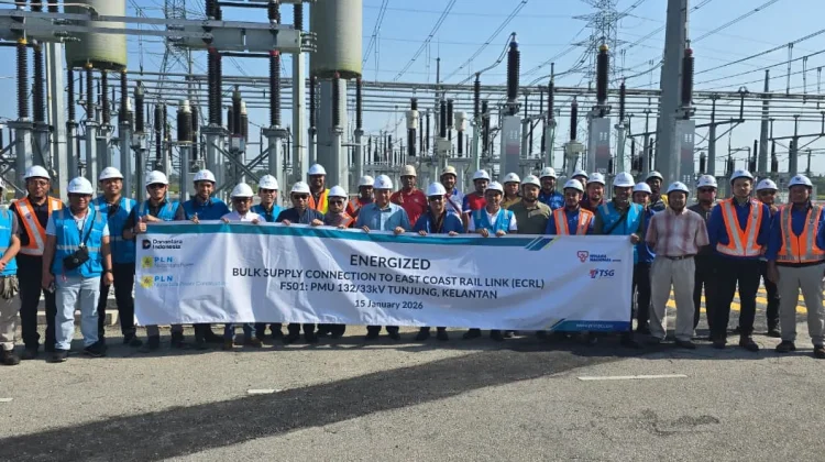 PLN Selesaikan Dua Titik Proyek ECRL Malaysia Lebih Cepat