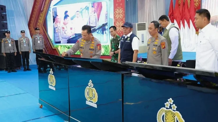 Kapolri Resmikan 57 Jembatan Merah Putih Presisi di Ogan Ilir