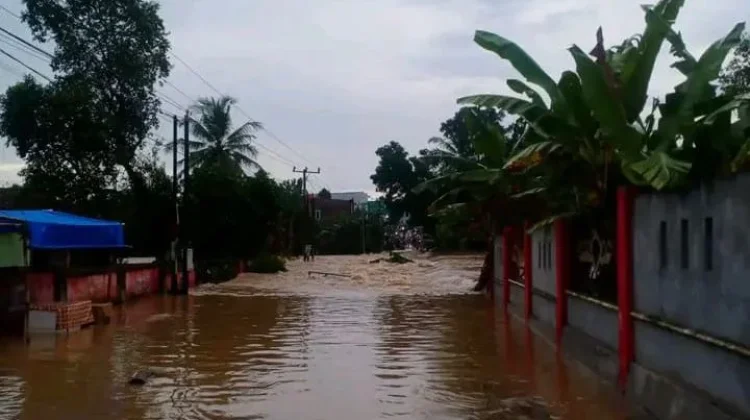 Banjir Landa Puluhan Desa di Bandar Lampung